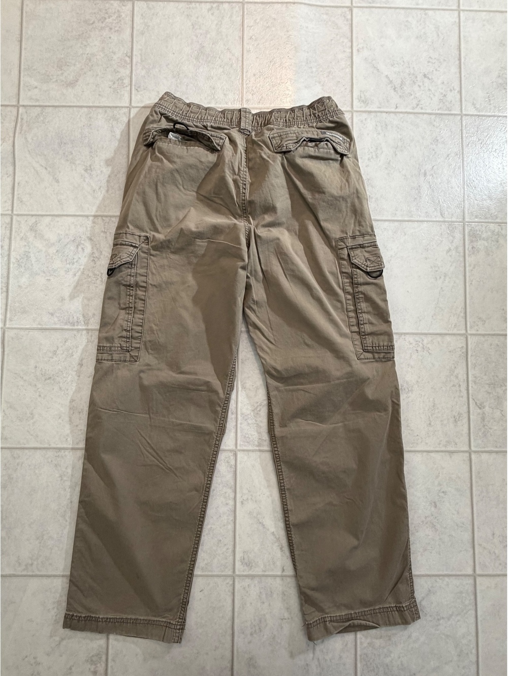Hollister Baggy khaki cargo pants